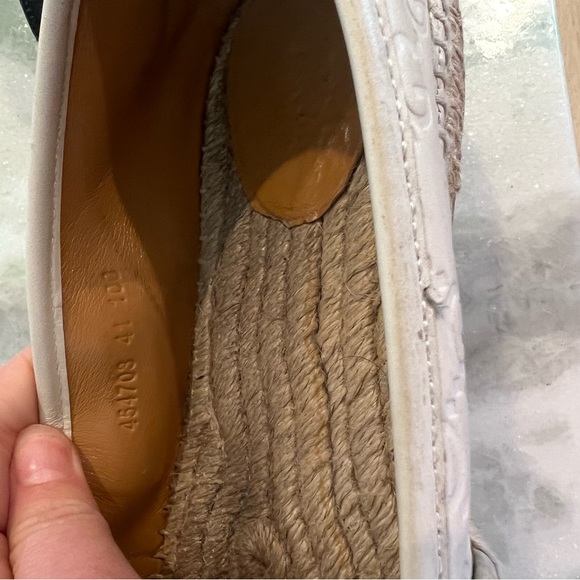 GUCCI GG CANVAS & LEATHER ESPADRILLE - Picture 10 of 12